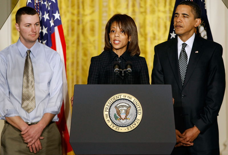 White House Domestic Policy Adviser Melody Barnes delivers remarks during the opening session of the White House's forum on health care reform March 5, 2009, in Washington, D.C. Chip Somodevilla/Getty Images